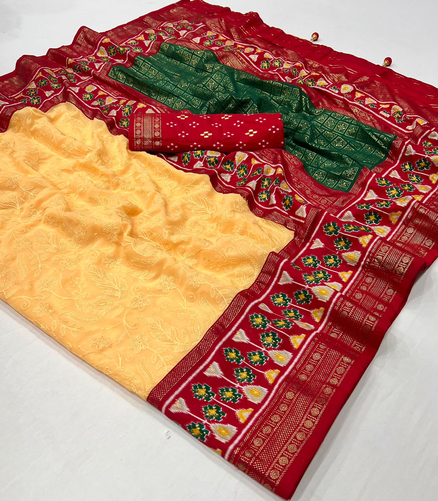 Designer Georgette Patola Saree