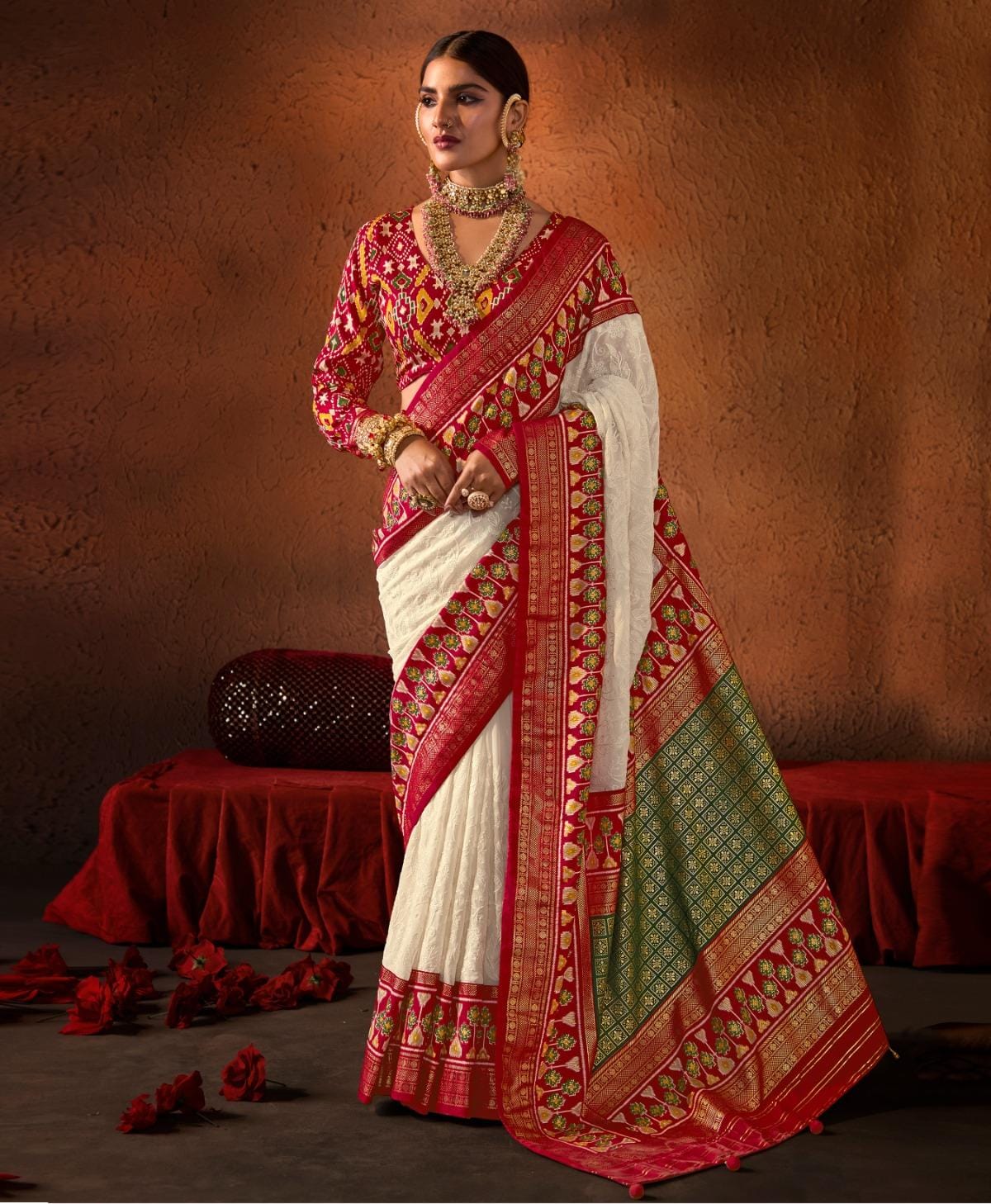 Designer Georgette Patola Saree