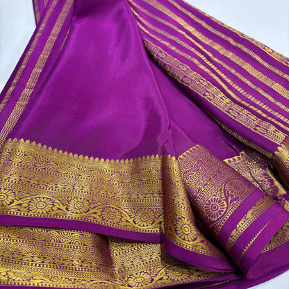 Pure Mysore Silk Saree | 120 grams