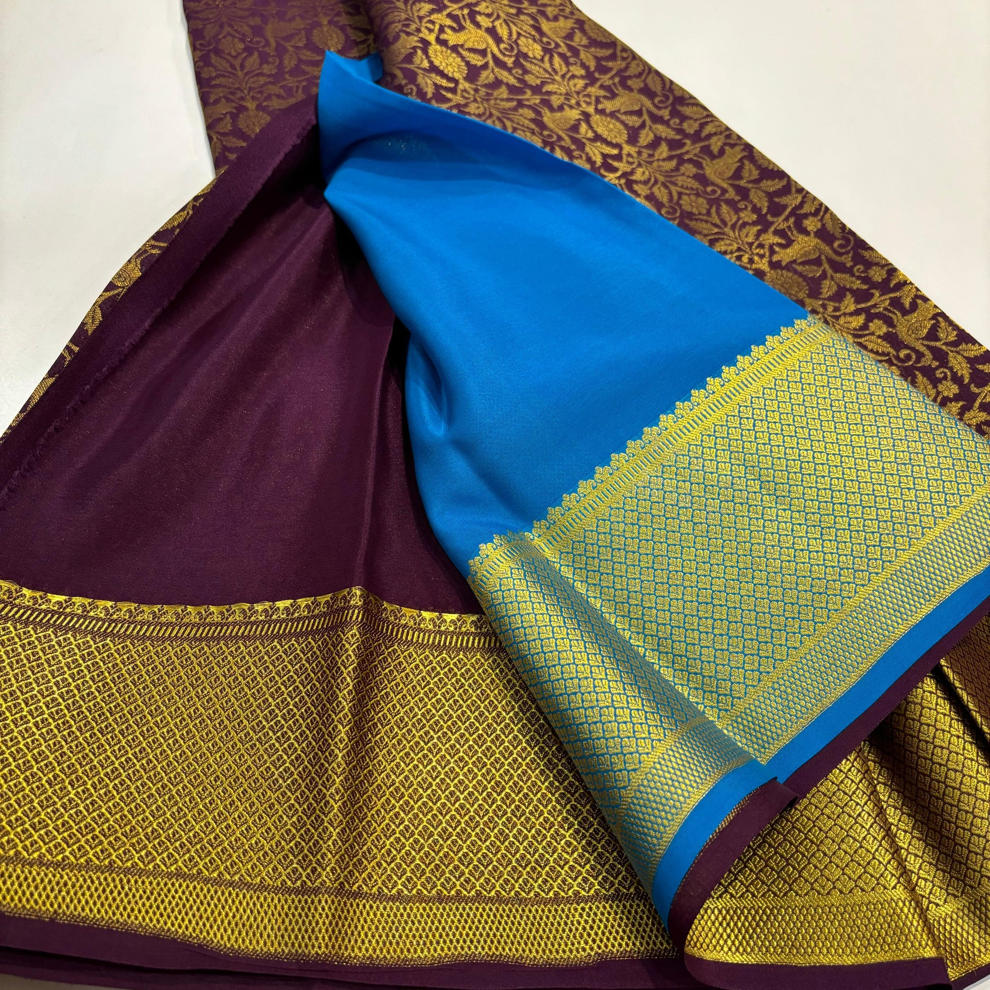 Brocade Mysore Silk Saree