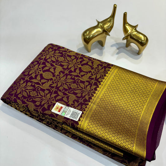 Brocade Mysore Silk Saree