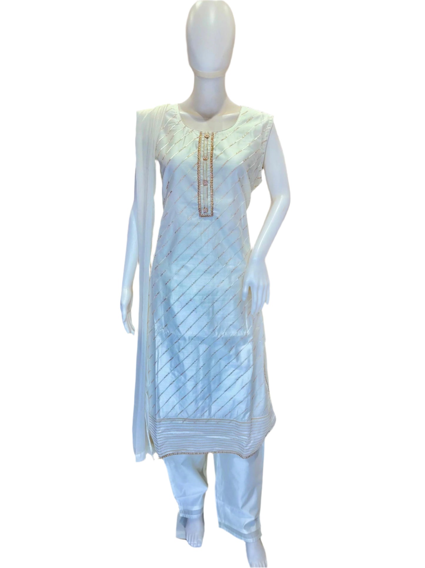 Designer Chanderi Silk Chudidar