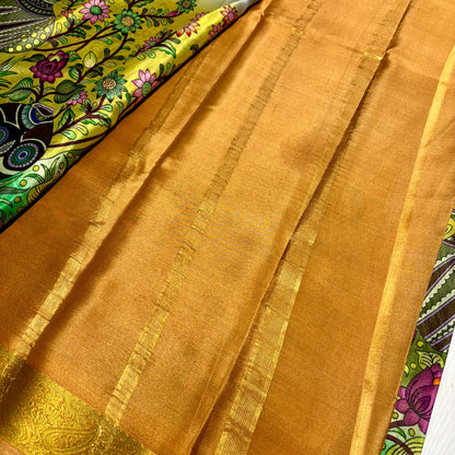 Printed Mysore Silk Saree