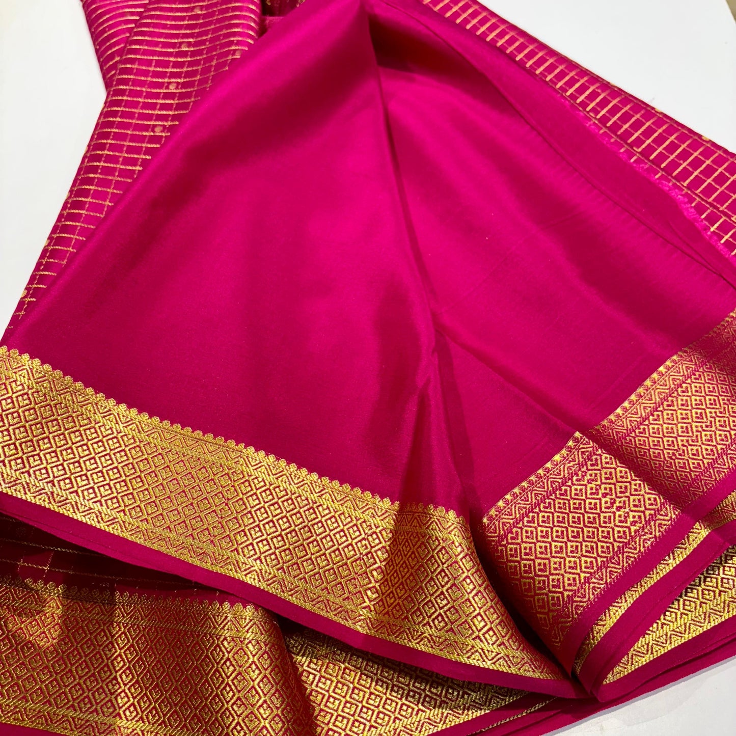 Pure Mysore Silk Saree