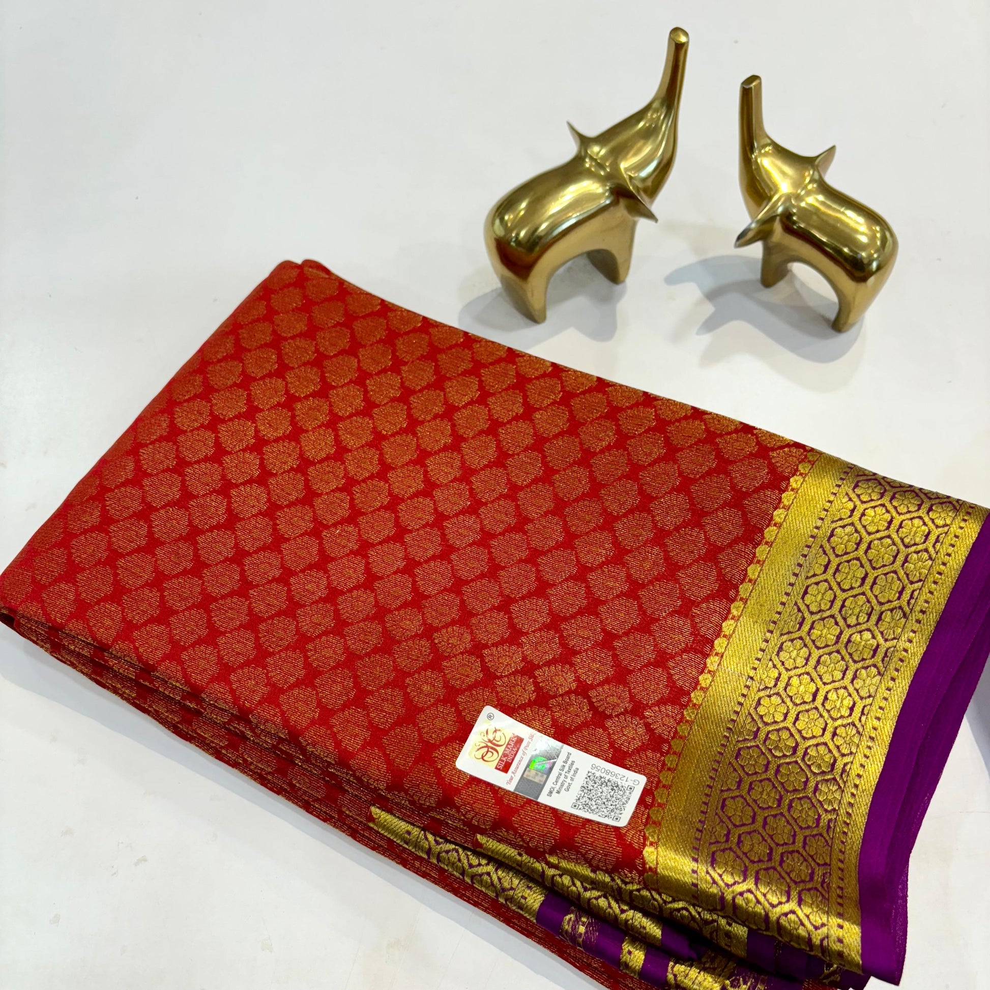 Brocade Mysore Silk Saree