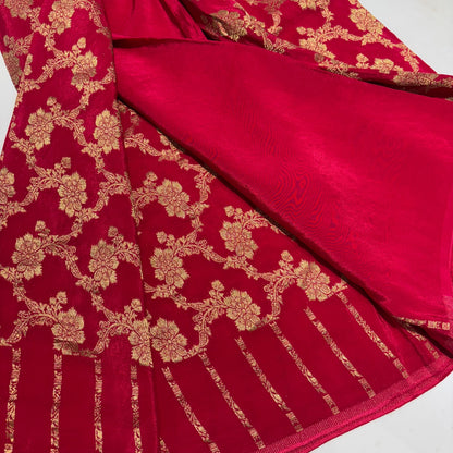 Banarasi Designer Crepe Saree