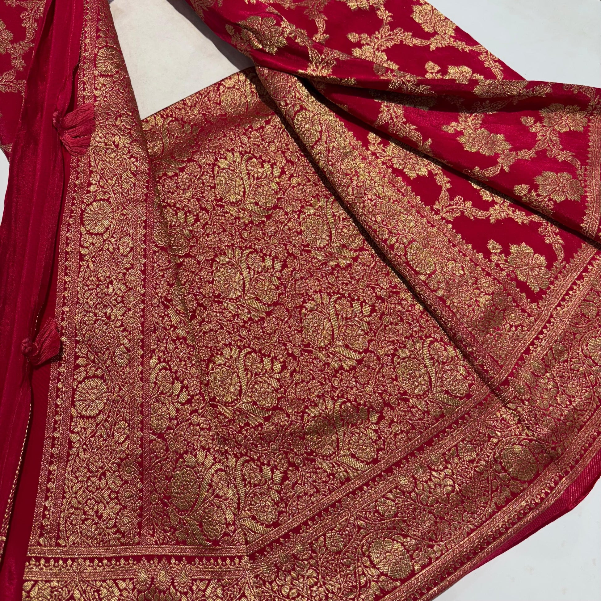 Banarasi Designer Crepe Saree