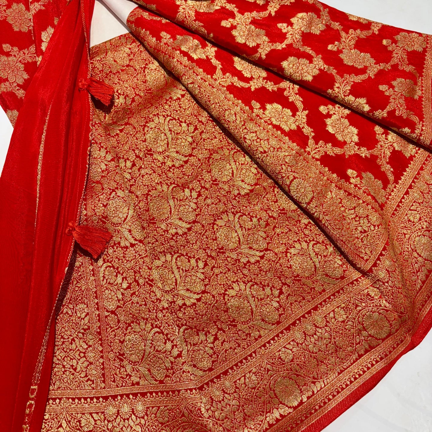 Banarasi Designer Crepe Saree