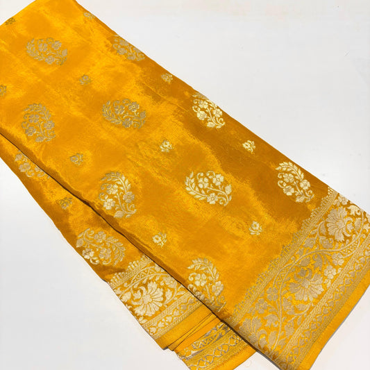 Banarasi Zari Crepe Saree