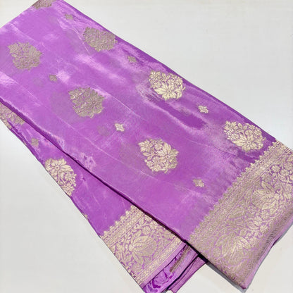 Banarasi Zari Crepe Saree