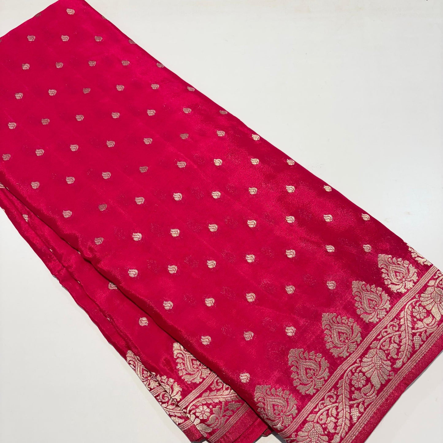 Banarasi Zari Crepe Saree