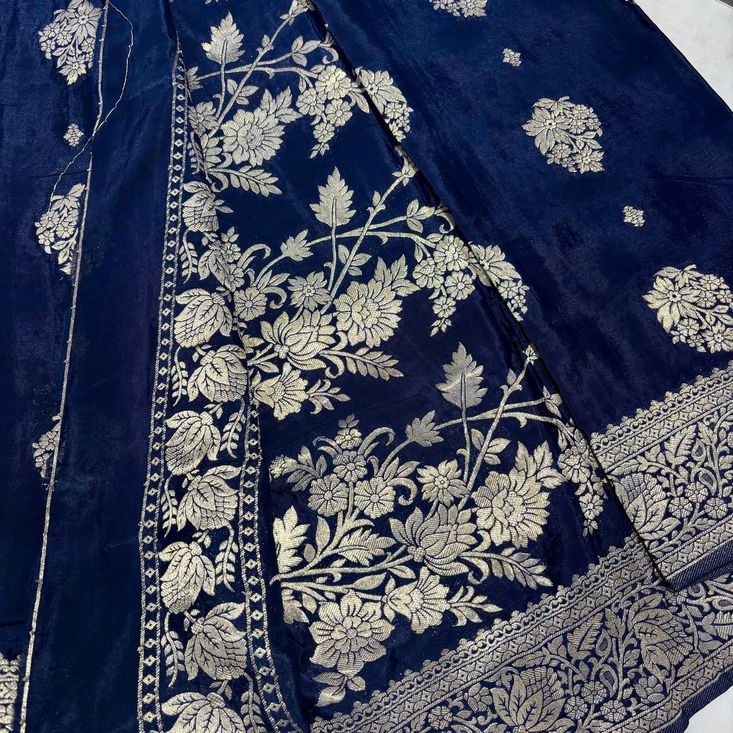 Banarasi Zari Crepe Saree