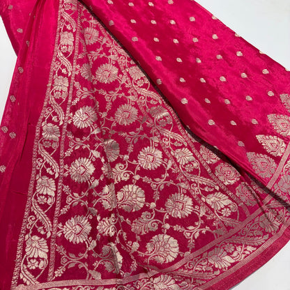 Banarasi Zari Crepe Saree