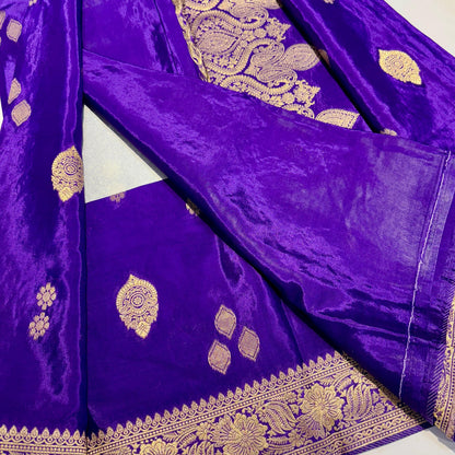 Banarasi Zari Crepe Saree