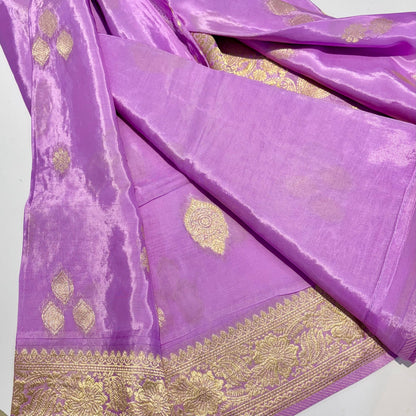 Banarasi Zari Crepe Saree