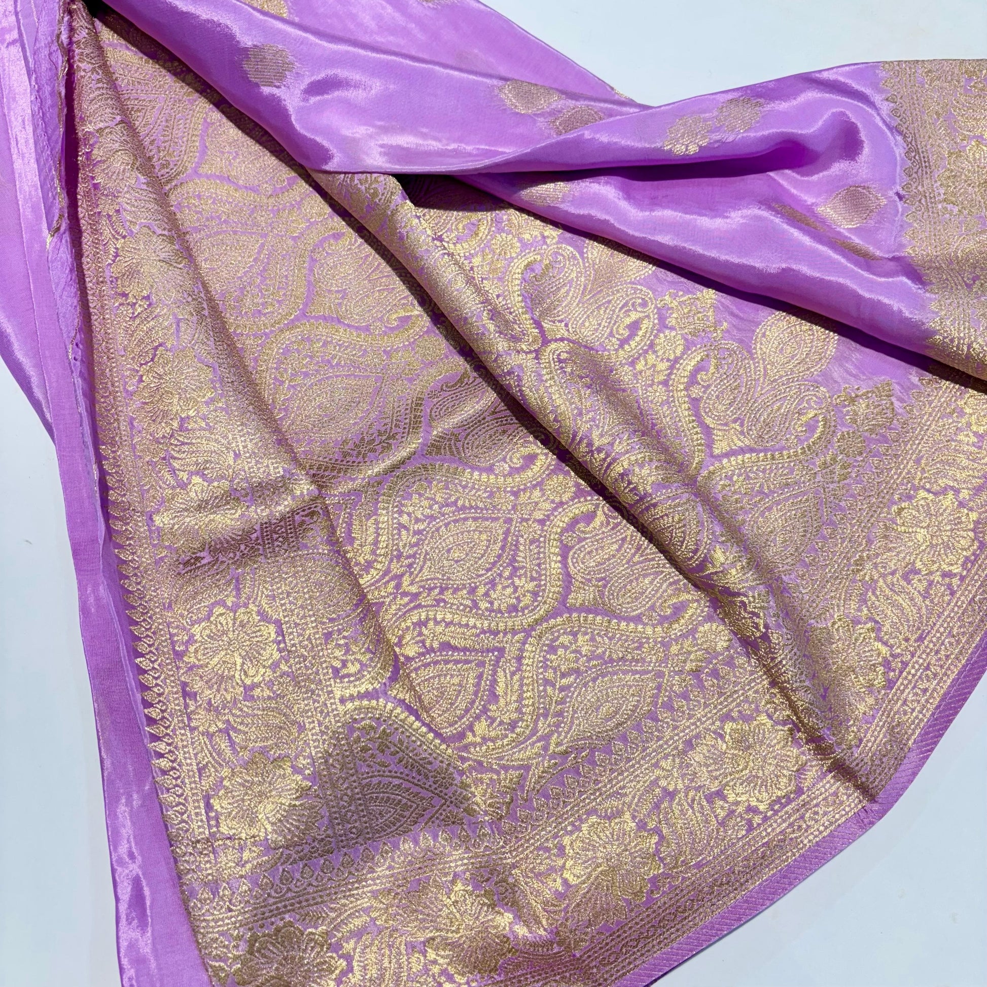 Banarasi Zari Crepe Saree