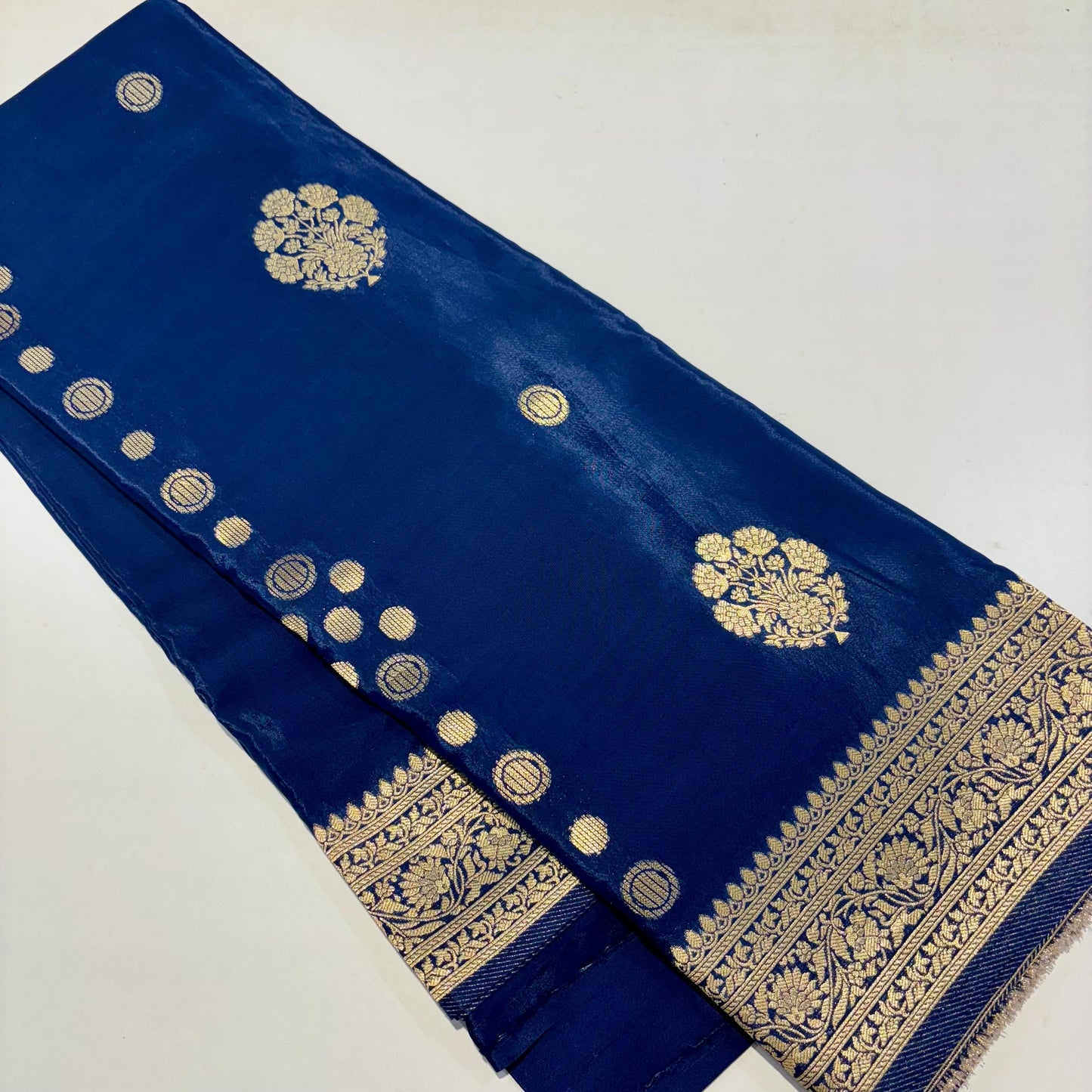 Banarasi Zari Crepe Saree