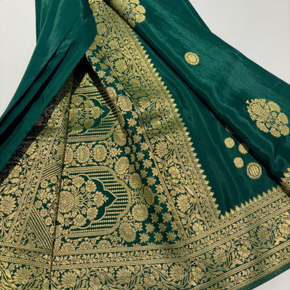 Banarasi Zari Crepe Saree