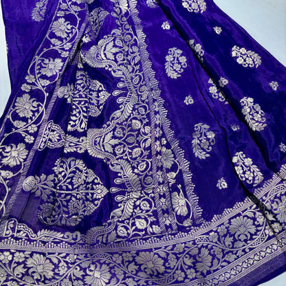 Banarasi Zari Crepe Saree