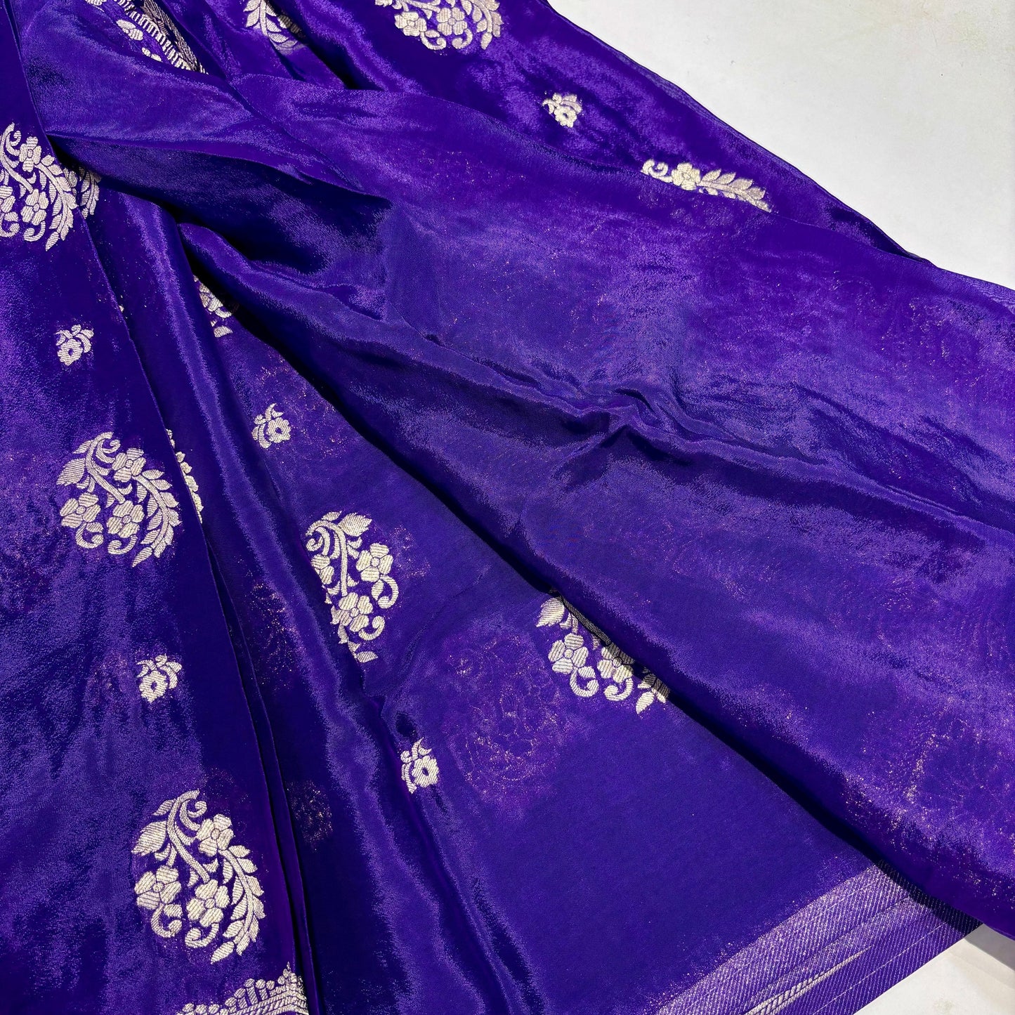 Banarasi Zari Crepe Saree