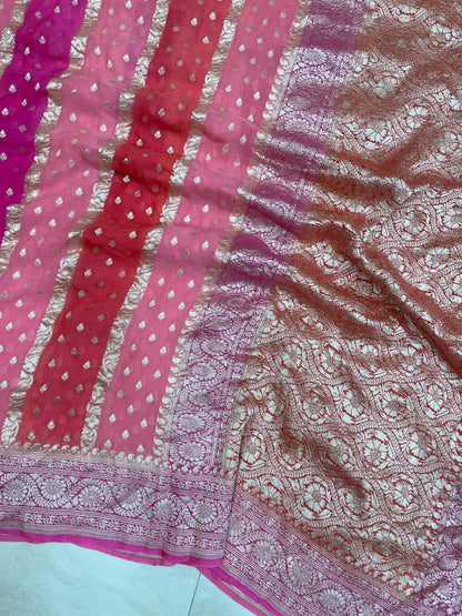 Pure Khaddi Georgette Saree