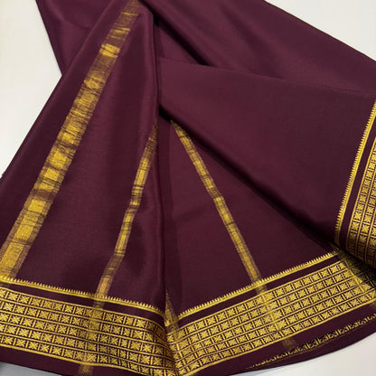 Pure Mysore Silk Saree