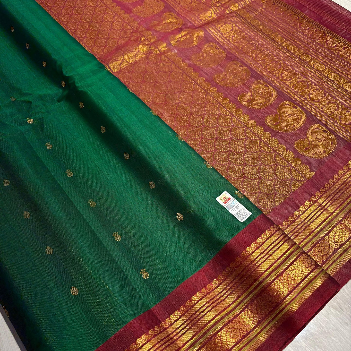 Pure Silk Gadwal Saree