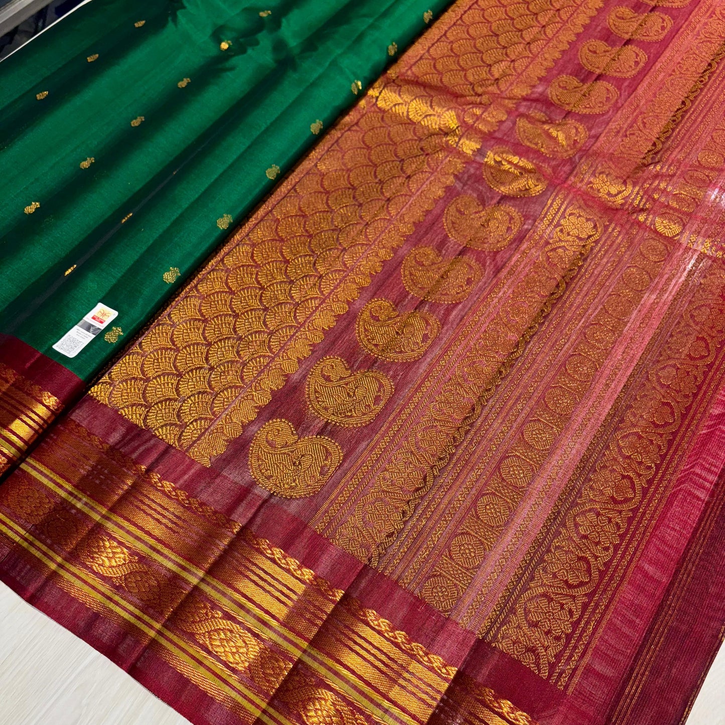 Pure Silk Gadwal Saree