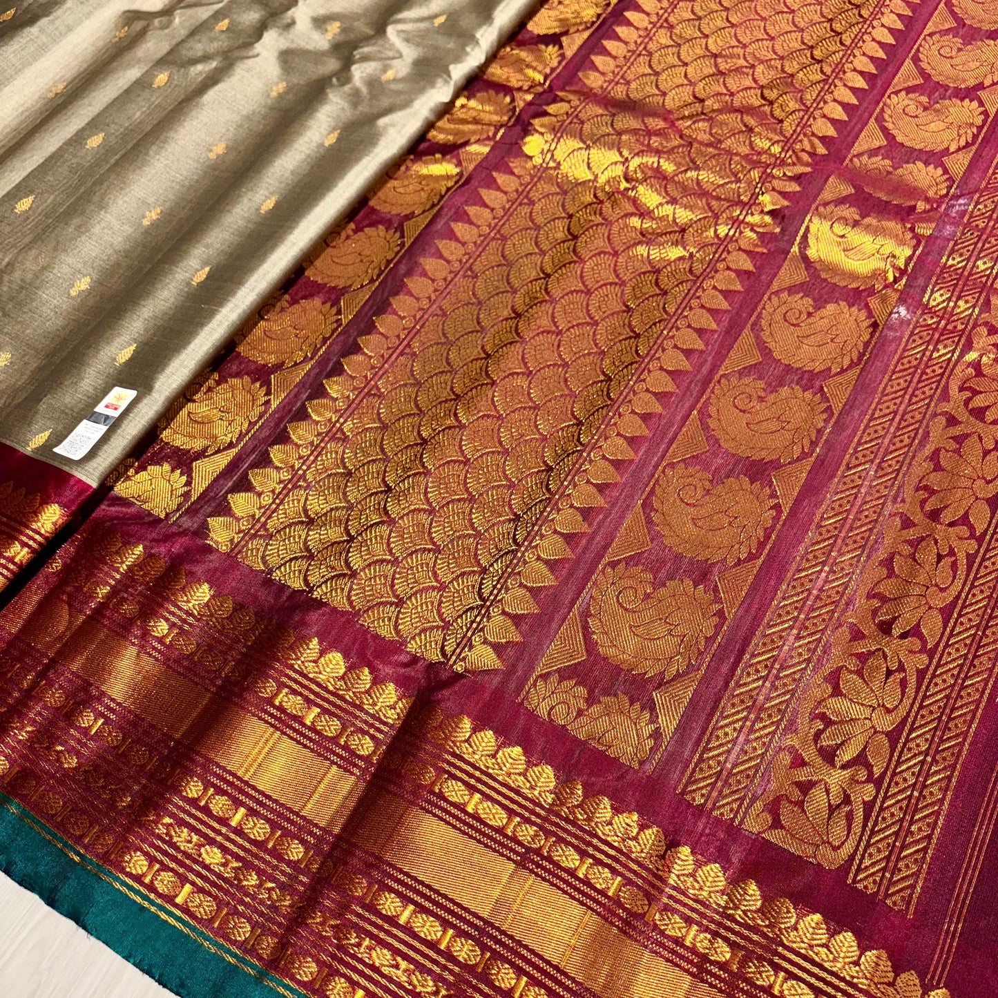 Pure Silk Gadwal Saree