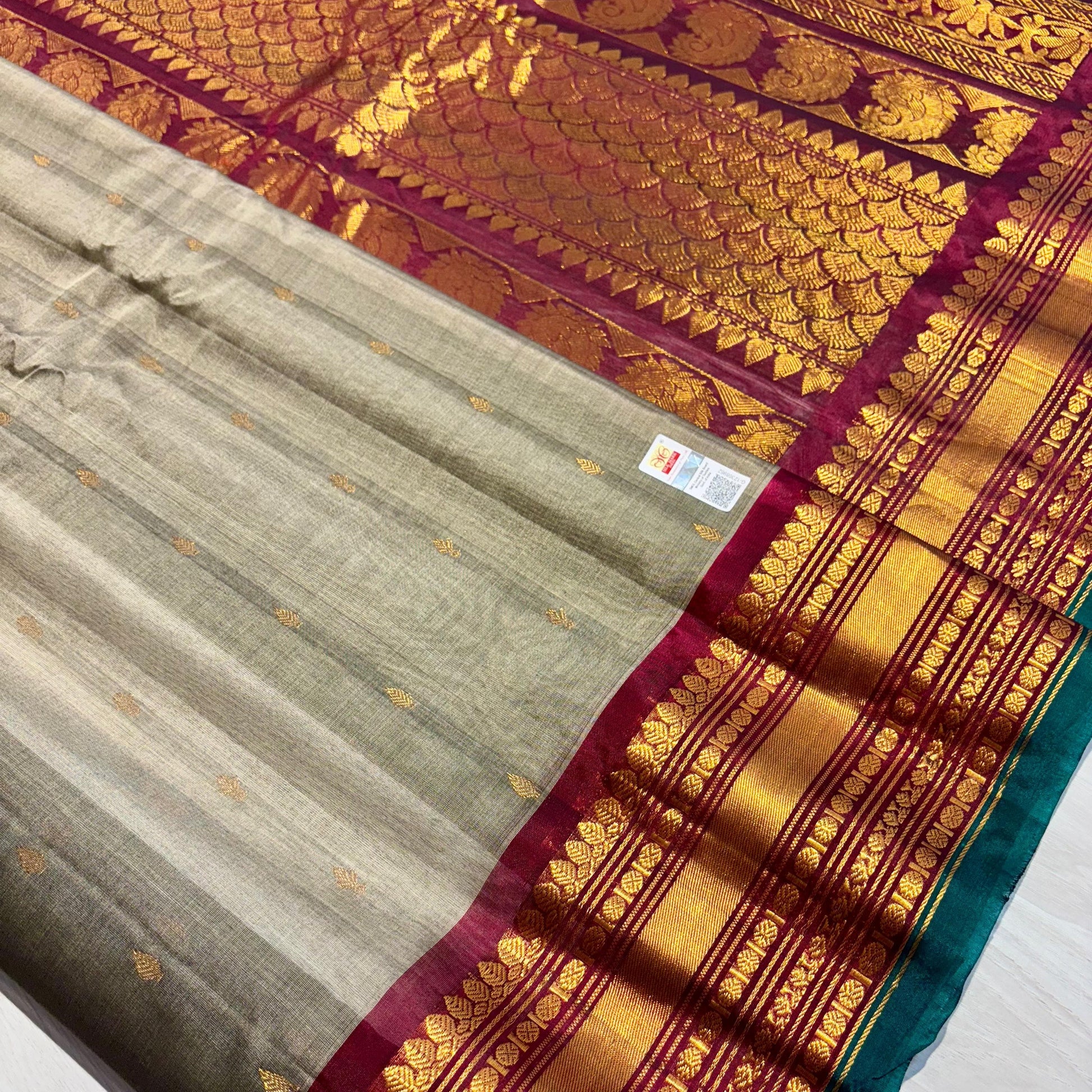 Pure Silk Gadwal Saree