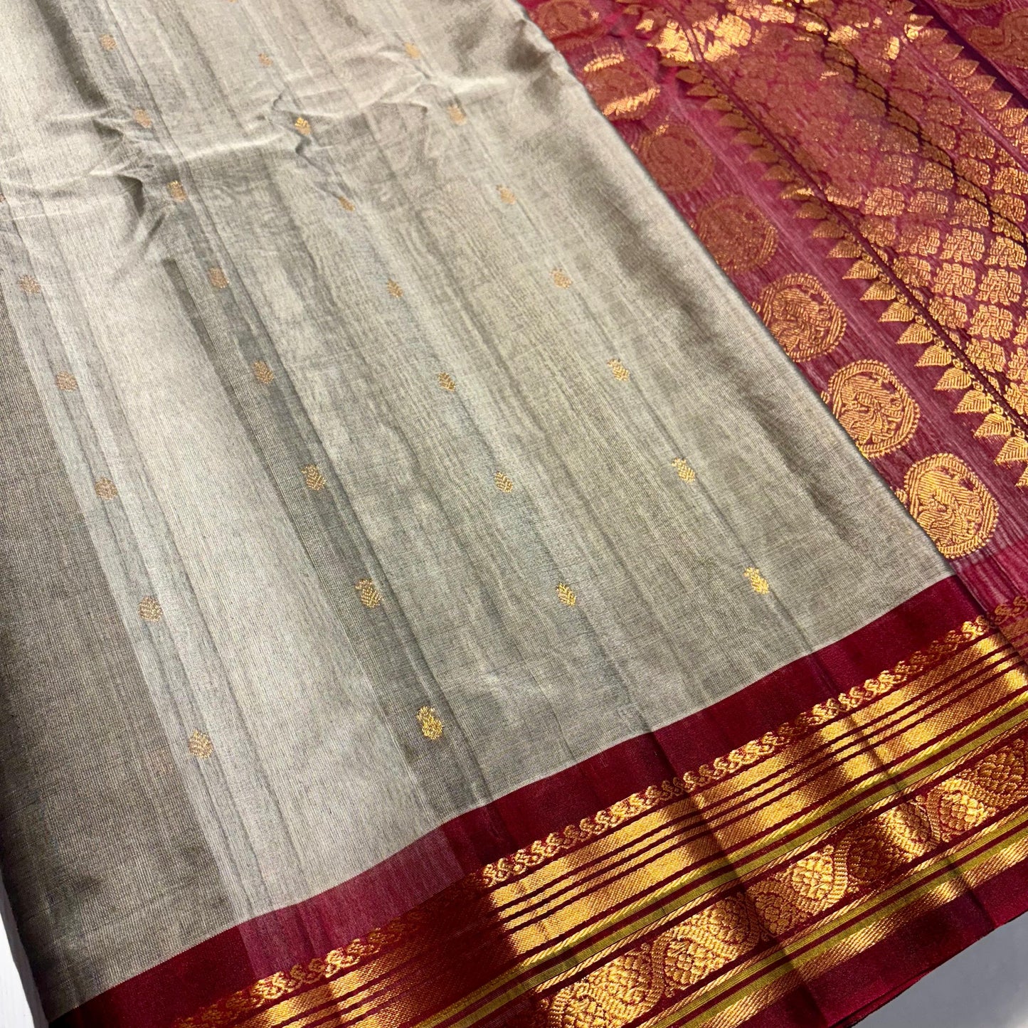 Pure Silk Gadwal Saree