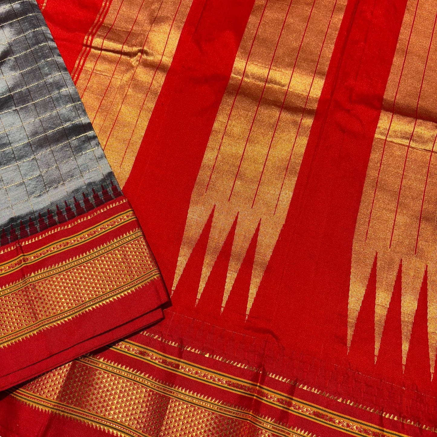 Pure Ilkal Silk Saree