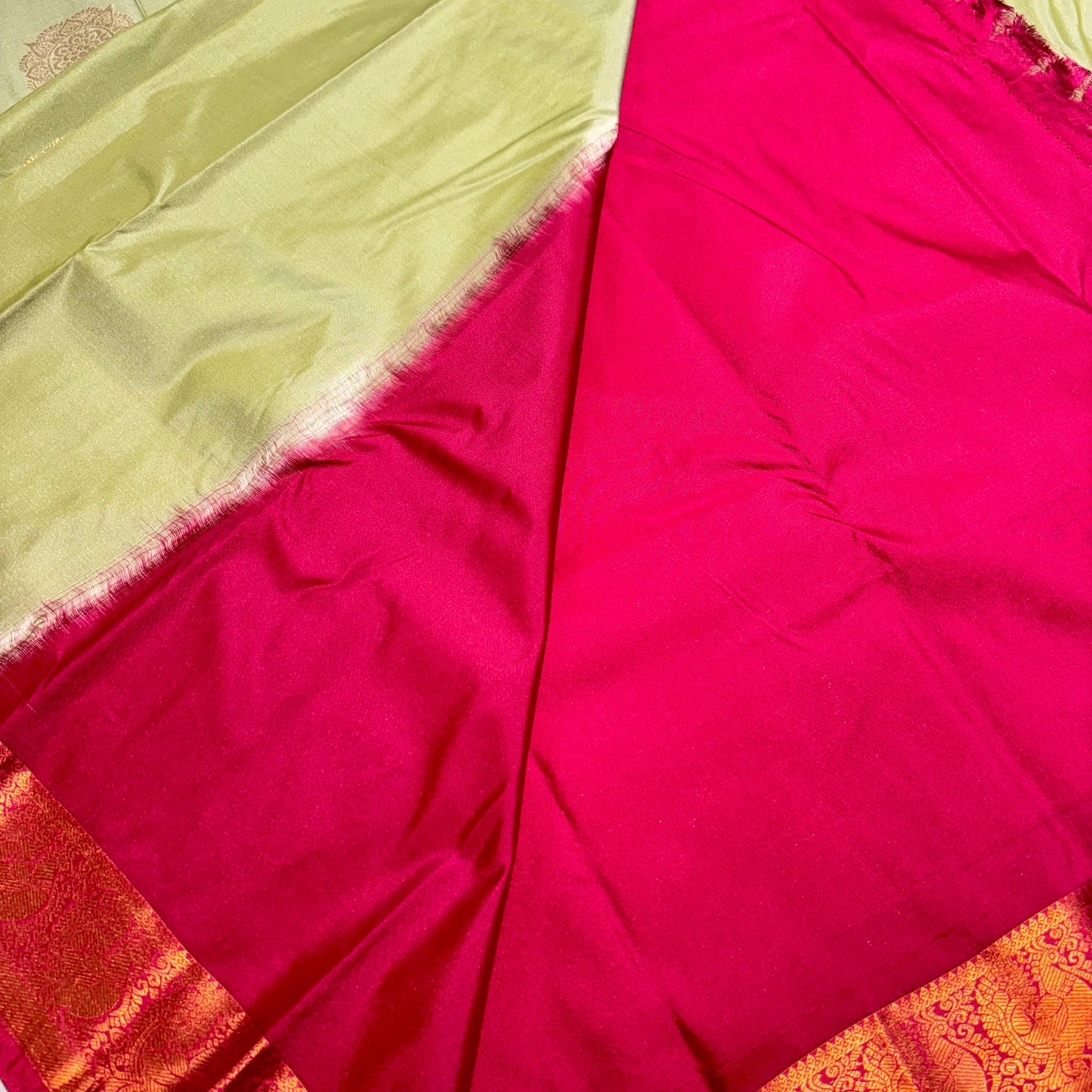 Semi Kanchivaram Silk Saree