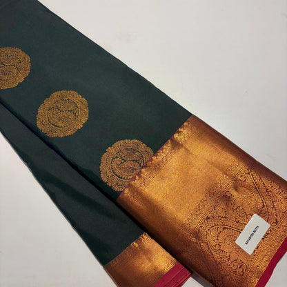 Semi Kanchivaram Silk Saree