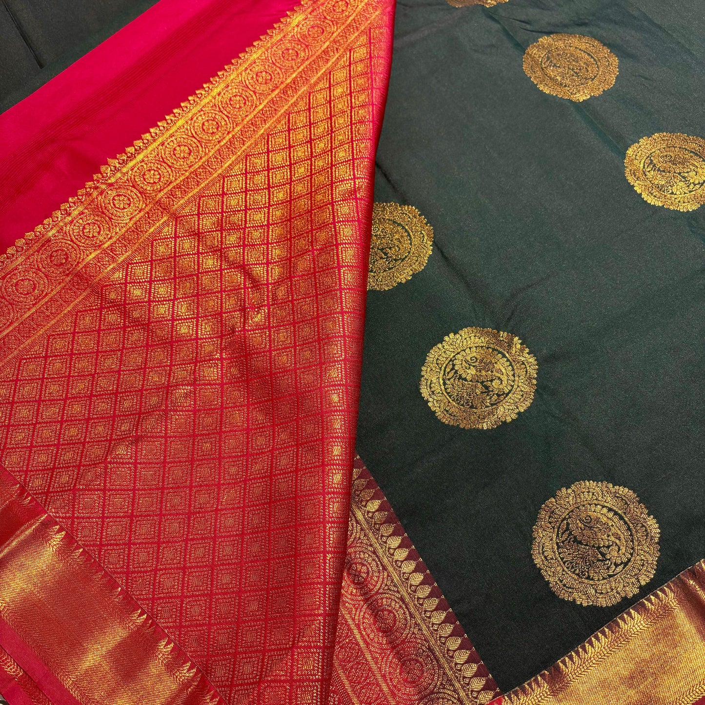 Semi Kanchivaram Silk Saree