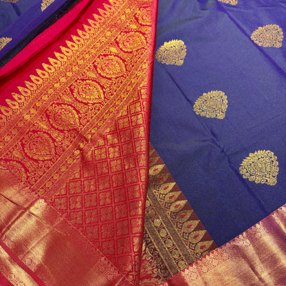 Semi Kanchivaram Silk Saree