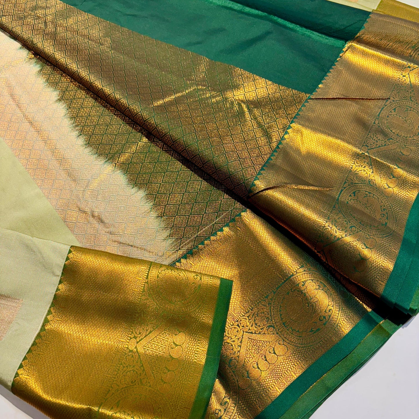 Semi Kanchivaram Silk Saree