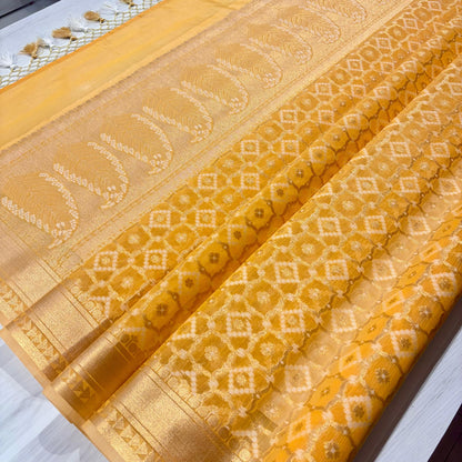 Banarasi Soft Tissue Organza Saree