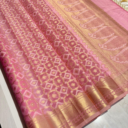 Banarasi Soft Tissue Organza Saree