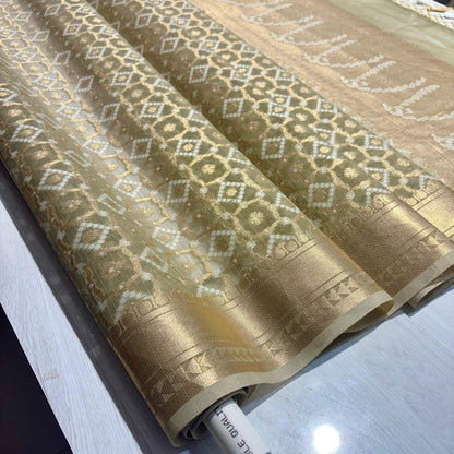 Banarasi Soft Tissue Organza Saree