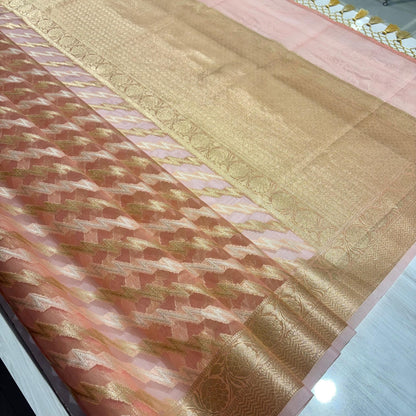 Banarasi Soft Tissue Organza Saree