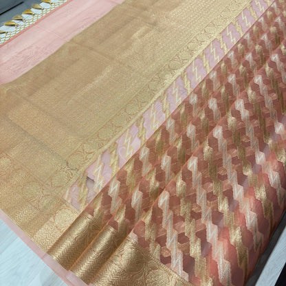 Banarasi Soft Tissue Organza Saree