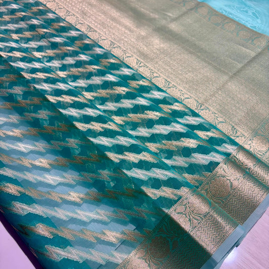 Banarasi Soft Tissue Organza Saree