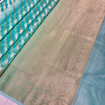 Banarasi Soft Tissue Organza Saree