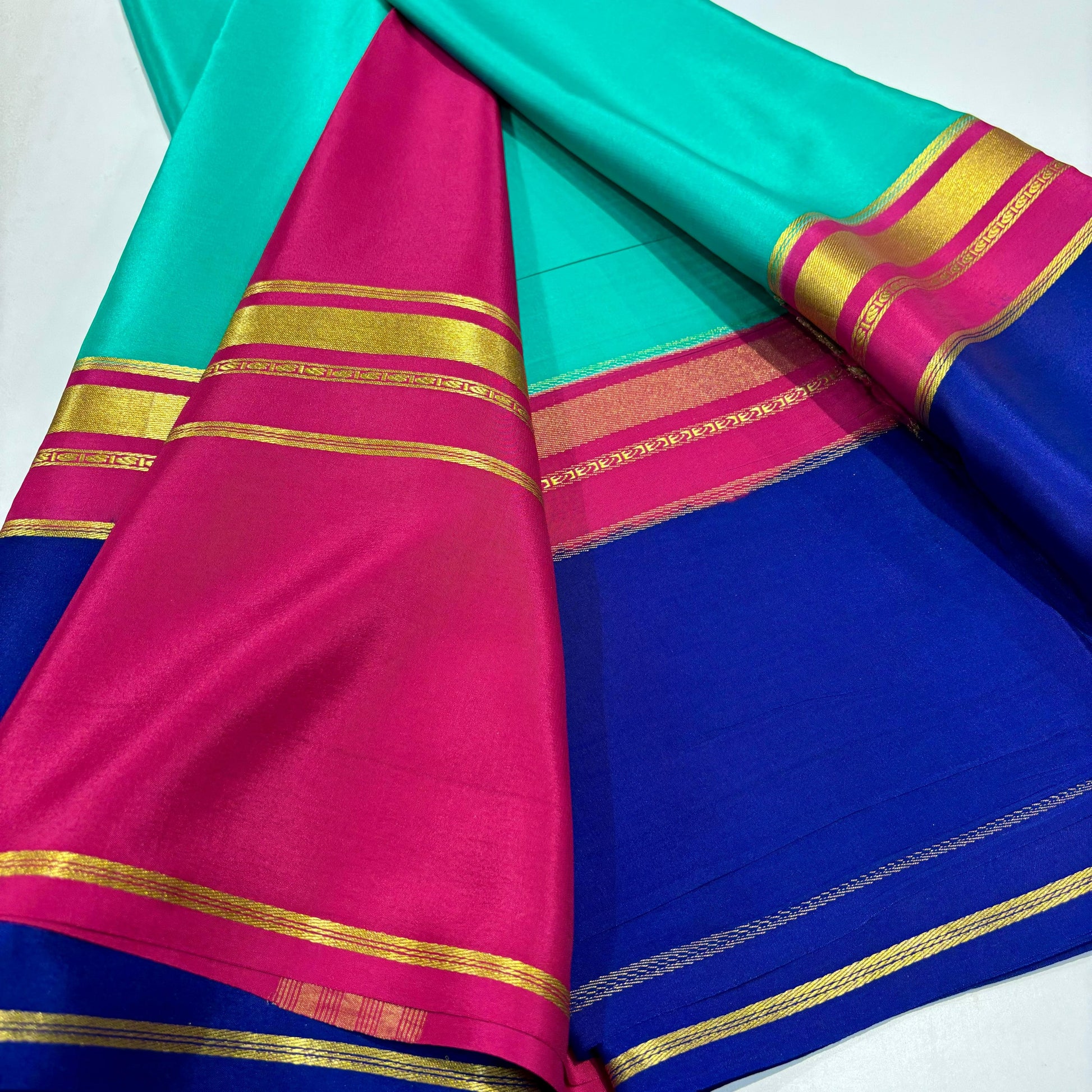 3D Mysore Silk Saree