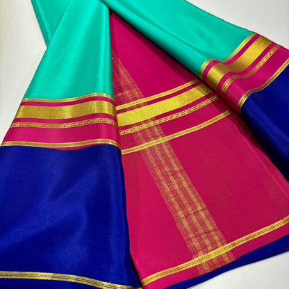 3D Mysore Silk Saree