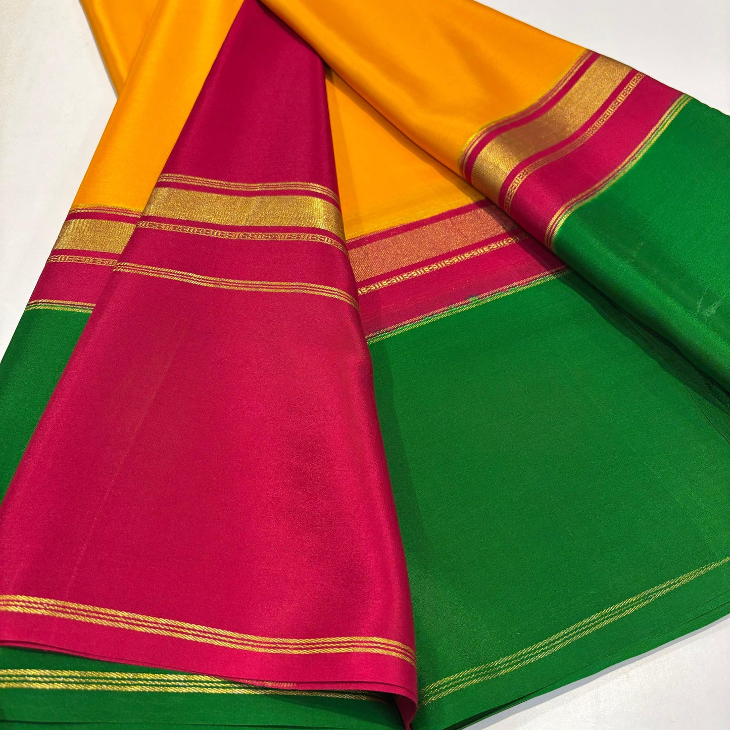 3D Mysore Silk Saree