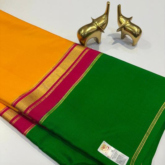 3D Mysore Silk Saree