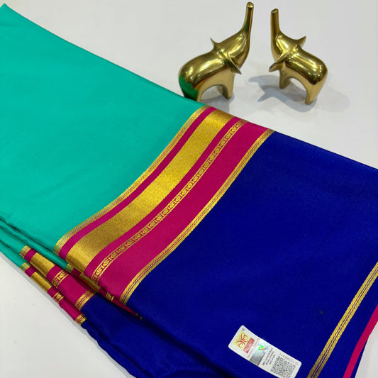 3D Mysore Silk Saree