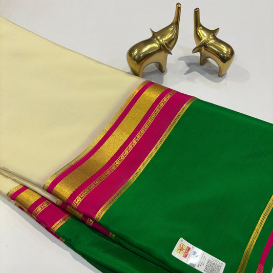 3D Mysore Silk Saree